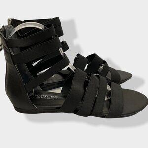 CHARLES by Charles David Maide Elastic Gladiator‎ Sandal